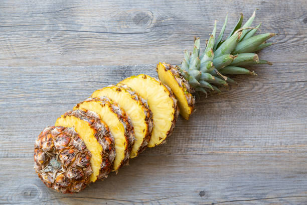 Whole sliced pineapple - High in Vitamin C