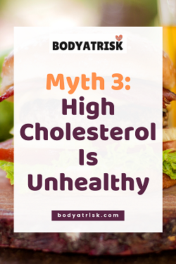 high cholesterol is unhealthy