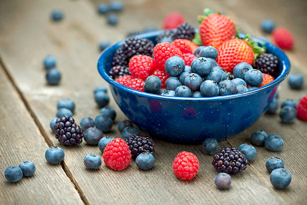 organic berries. Strawberries, blackberries, blueberries and raspberries