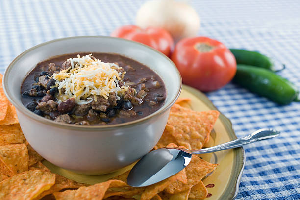 Spicy Black bean Chili 