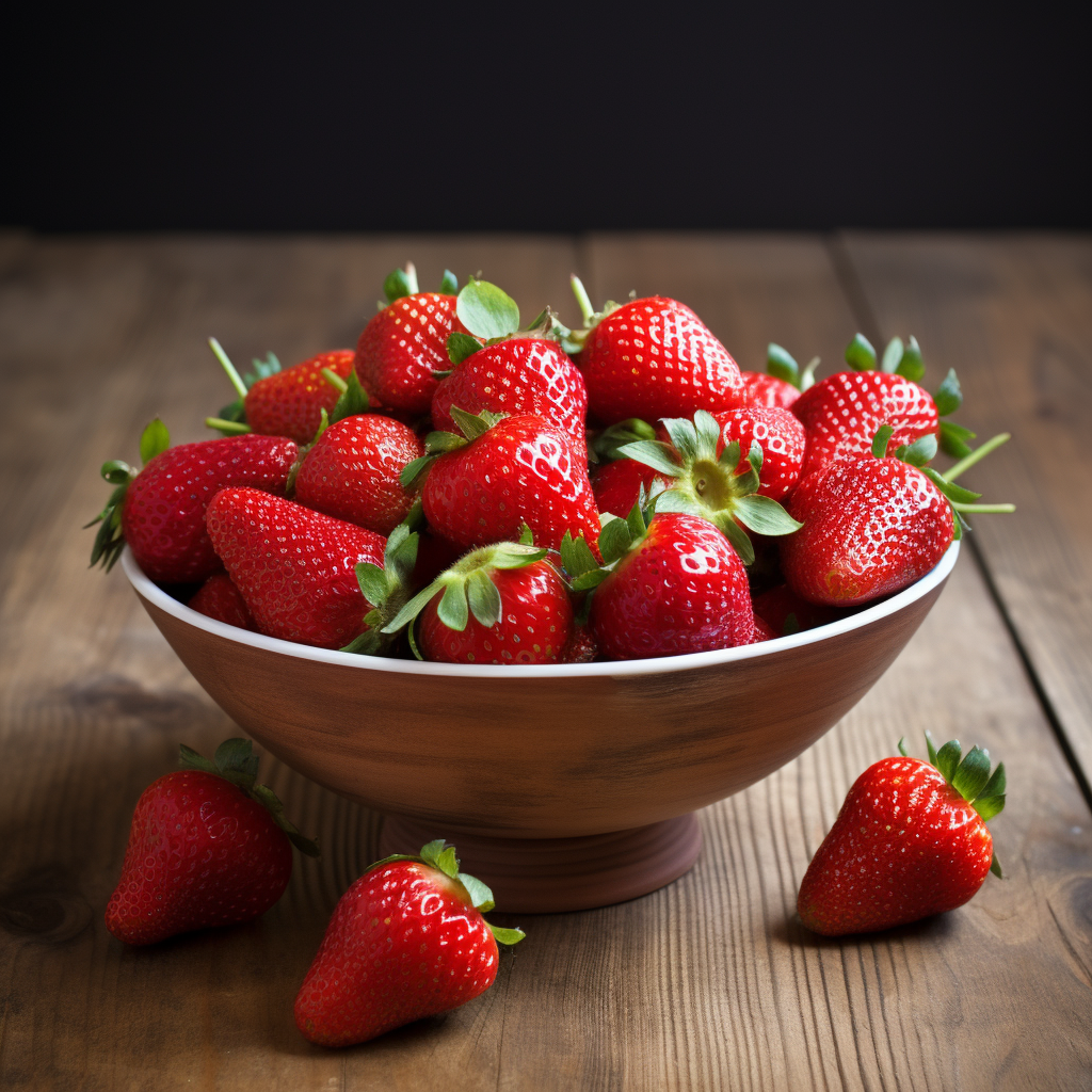 bowl of fresh strawberries